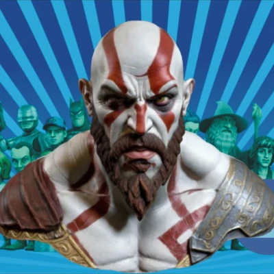 Tượng bán thân Kratos