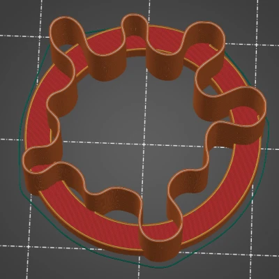 Khuôn Cắt Bánh Quy Hình Vệt Sơn Bắn Tung Tóe