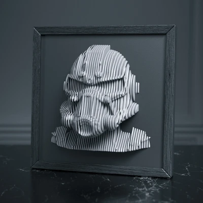 Tác Phẩm Nghệ Thuật Treo Tường Fallout Nhiều Lớp