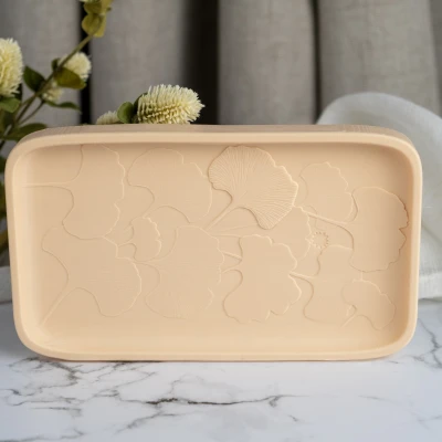 Khay Nature Lines - Lá Bồ Đề Tinh Tế