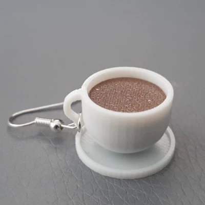 Bông Tai Ly Cà Phê