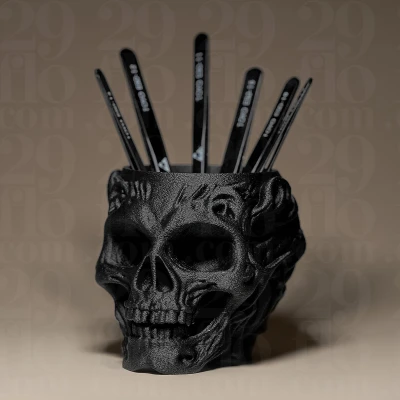 Cái Hộp Đựng / Organizer Hình Đầu Lâu