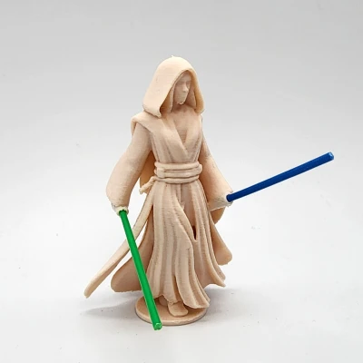 Mô Hình Nữ Kiếm Đôi Kèm Lightsaber Filament