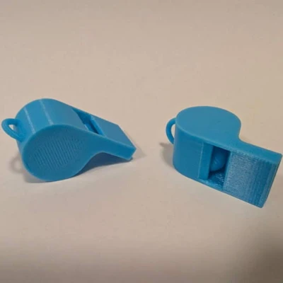 Còi Triller, Trillerpfeife có tay cầm in liền