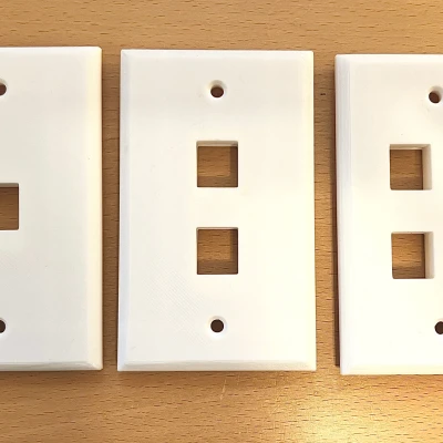 Tấm Ốp Lưng Ổ Cắm Ethernet Cho Cặp Nối hoặc Ổ Cắm Keystone