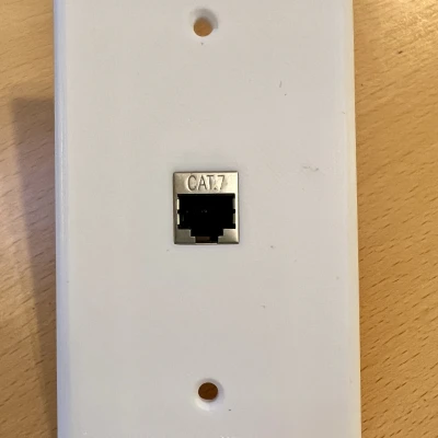 Tấm Ốp Lưng Ổ Cắm Ethernet Cho Cặp Nối hoặc Ổ Cắm Keystone