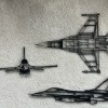 Bộ sưu tập tranh tường F-16C - Thumbnail 1