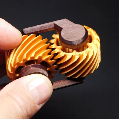 Mô hình Gear fidget - Bánh răng xoay