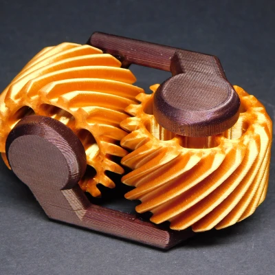 Mô hình Gear fidget - Bánh răng xoay