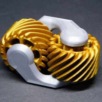 Mô hình Gear fidget - Bánh răng xoay