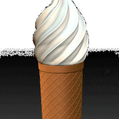 Cây Kem Ốc Quế Gấp Gọn