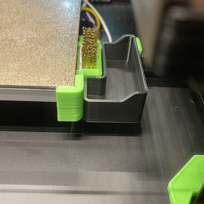 Voron 2.4: Khay vệ sinh đầu phun kèm bộ chặn mặt bàn