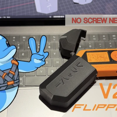 Ốp Lưng Flipper Zero V2 - Không Cần Vít!