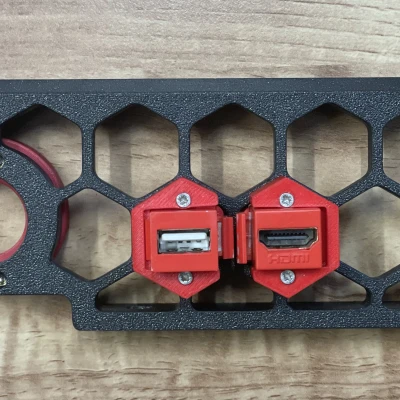 Giá đỡ Keystone USB HDMI cho Voron Skirt Tiêu Chuẩn