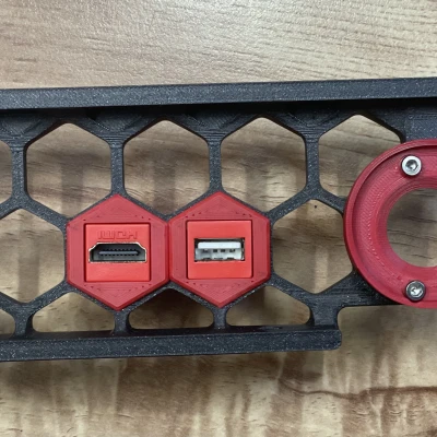 Giá đỡ Keystone USB HDMI cho Voron Skirt Tiêu Chuẩn