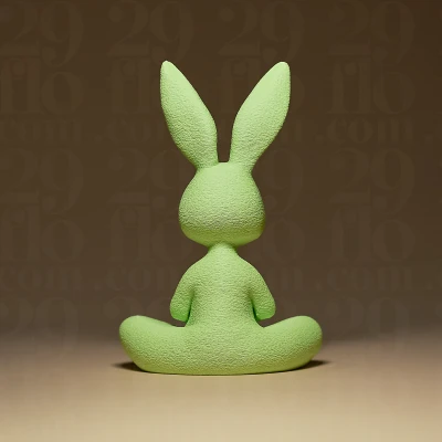 Tượng Thỏ Thiền Định