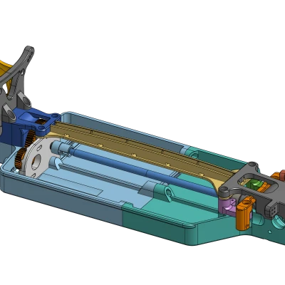 Mk Ultra - Xe buggy RC 4WD tỉ lệ 1/10 in 3D - Sửa đổi trục truyền động