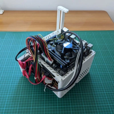 Khung PC mở / Bàn kiểm tra cho bo mạch chủ mini ITX, PSU ATX hoặc SFX