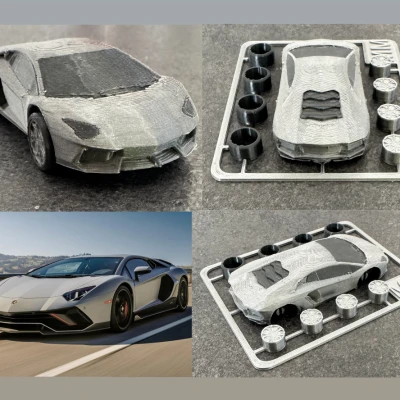 Mô hình thẻ Lamborghini Aventador