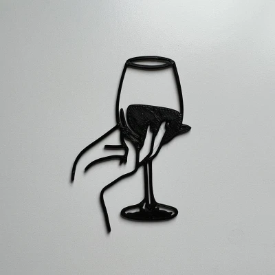 Tranh Treo Tường Ly Rượu Vang Số 3