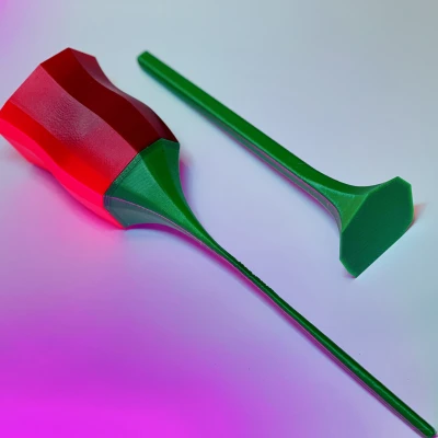 Cành Hoa Hồng Phong Cách Low Poly [Cập Nhật!]