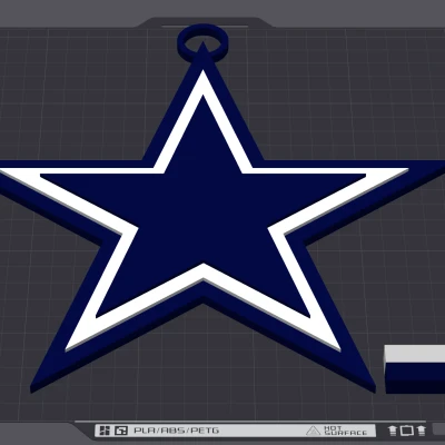 Logo Dây Chuyền Khổng Lồ Dallas Cowboys