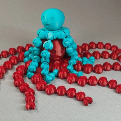 Bạch Tuộc Dễ Thương Khớp Nối Cử Động