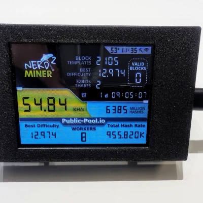 Vỏ ESP32 NerdMiner có chân đế