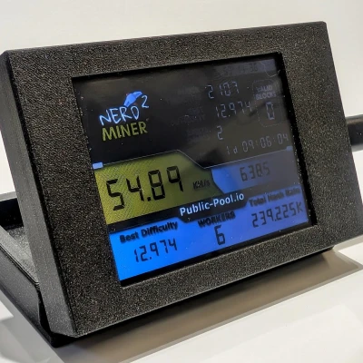 Vỏ ESP32 NerdMiner có chân đế