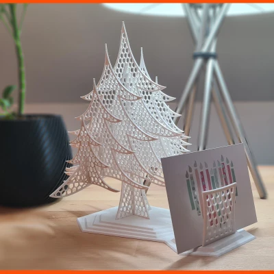 Cây Thông Giáng Sinh Hình Lục Giác