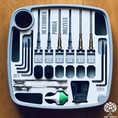 Storage Tree - Lá đựng đồ cho PRUSA Mk4 (Tương thích MMU3)