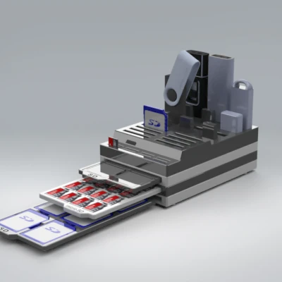 Hộp đựng thẻ SD & Micro SD kèm giá đỡ USB Stick