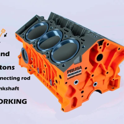 Mô hình động cơ V6 chạy được