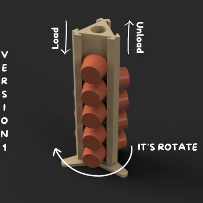 Giá Đỡ Cà Phê Xoay - Phiên Bản 2