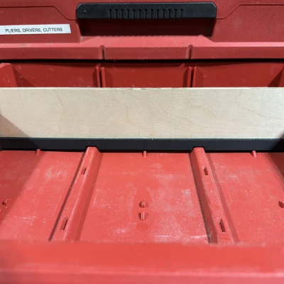 Bộ Chia Ngăn Kéo Rộng Milwaukee Packout 3 Ngăn