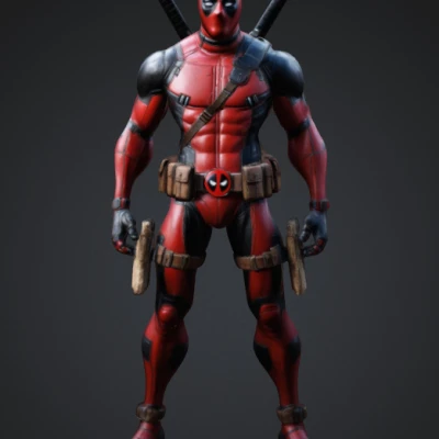 Mô hình 3D Deadpool