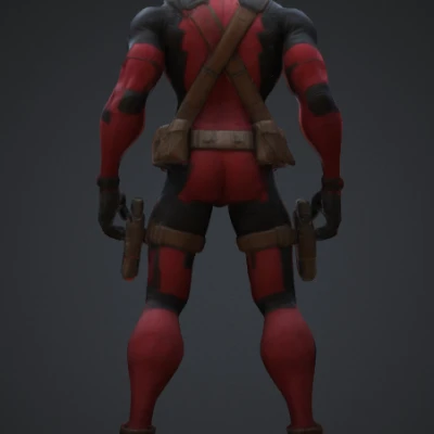 Mô hình 3D Deadpool