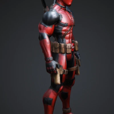 Mô hình 3D Deadpool
