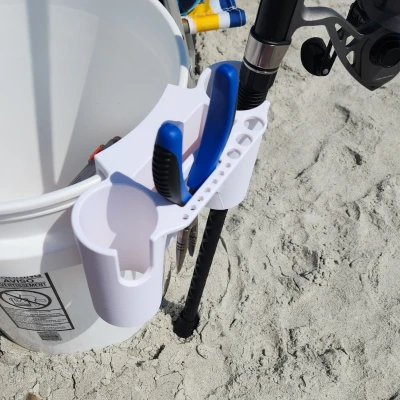 Giá Đựng Cần Câu Cá Gắn Thùng