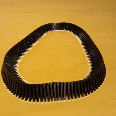 Vòng Cổ In Kiểu Bình Hoa Dẻo