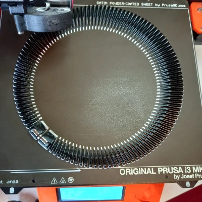 Vòng Cổ In Kiểu Bình Hoa Dẻo