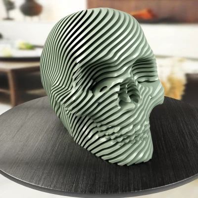 Đầu Lâu Xoắn Ốc - Đồ Trang Trí