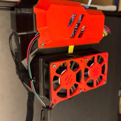 Voron 2.4 - Ống xả CPAP / Hạt Carbon / Lọc HEPA có giảm âm & Mấu nối PG7