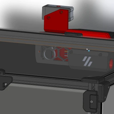 Voron 2.4 - Ống xả CPAP / Hạt Carbon / Lọc HEPA có giảm âm & Mấu nối PG7