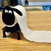 Kệ Giữ Cuộn Giấy Vệ Sinh/Khăn Giấy Hình Cừu và Dê Siêu Tiện Lợi - Thumbnail 4