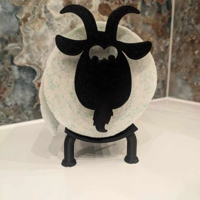 Con Dê hoặc Cừu Nhả Giấy Vệ Sinh Hoạt Động