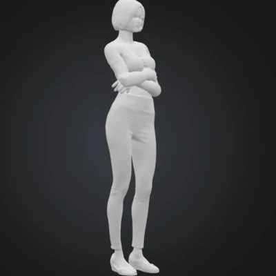 Mô hình mini nhân vật nữ