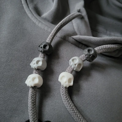 Hạt dây rút hình đầu lâu dễ thương