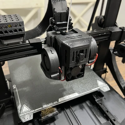 Chụp Quạt Kép 5015 Cho Ender 3 V3 KE