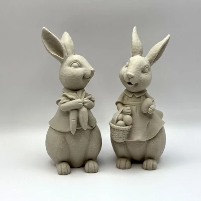 Mô Hình Thỏ Phục Sinh In 3D